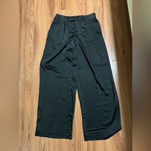 A New Day Satin Black Trousers sz6
